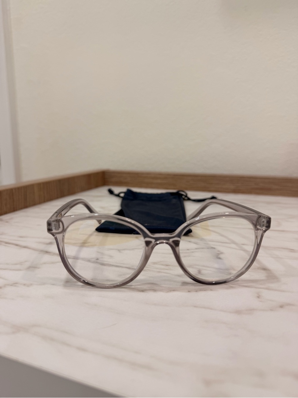 Jcrew Clear Round Frame Blue Light Glasses - Women Accessories